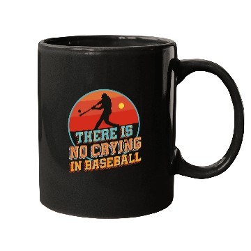 Discover There Is No Crying In Baseball Sunset Baseball Player Mugs