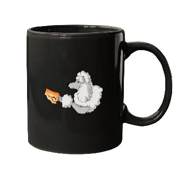 Discover Poodle fist to human hand Mugs