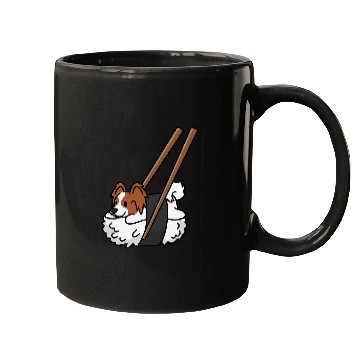 Discover Sushi Bow Tie Dog Mugs