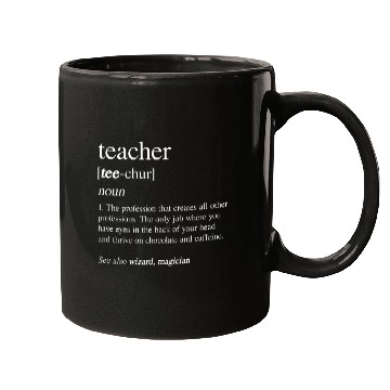 Discover Teacher Definition Wizard Magician Mugs
