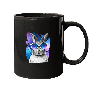 Discover Rabbit Space Glasses Bunny Galaxy Sunglasses Meme Mugs