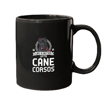 Discover Life is better with Cane Corsos Cane Corso Mugs