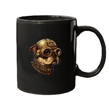 Discover Steampunk Pug 1 Mugs