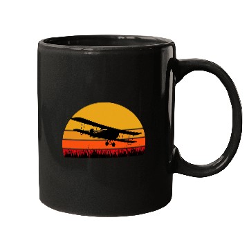 Discover Airplane Pilot Flight Attendant Jet Airliner Prop Plane Fly 2 Mugs