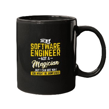 Discover Software Engineer Not A Magician Programmer Developer Coder Mugs