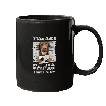Discover Labrador Lab Dog Personal Stalker Chocolate Labrador Lab Mugs