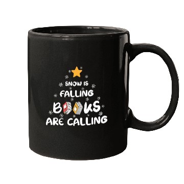Discover Snow is Falling Books Are Calling Funny Librarian Winter Mugs
