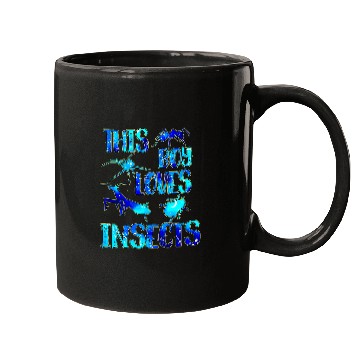 Discover this boy loves insects Insect Lover Entomologist Space Theme Mugs
