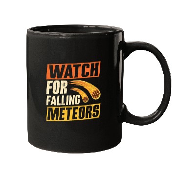 Discover Watch For Falling Meteors Stargazer Telescope Astronomy Mugs