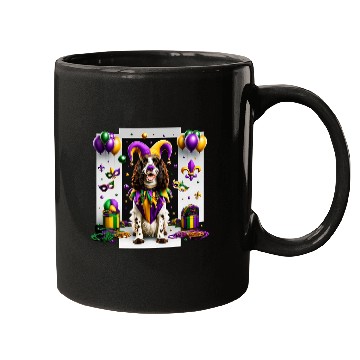 Discover Mardi Gras English Springer Spaniel Dog Mugs