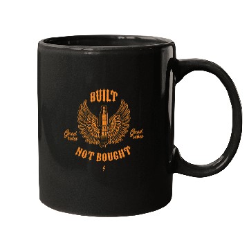 Discover vintages Built not bought motorcycles 2 Mugs