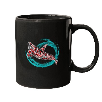 Discover Orca Killer Whale Native American Indian Pacific Northwest Mugs