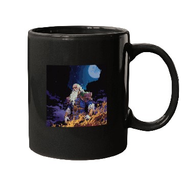 Discover The Mighty Wizard Dark Fantasy Mugs