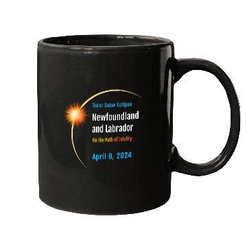 Discover Newfoundland and Labrador NL Total Solar Eclipse 2024 1 Mugs