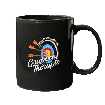 Discover My Introduction of Group Therapy Archery Mugs