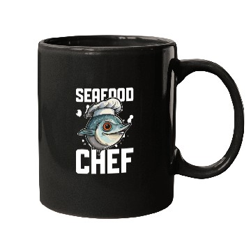 Discover Seafood Chef Delicious Swordfish Hobby Chef Mugs
