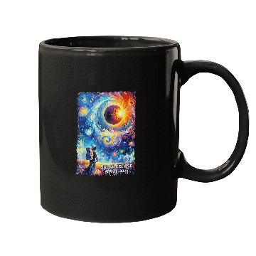 Discover View Totality April 8 2024 Astronomy Astronaut Solar Eclipse Mugs