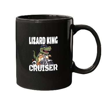 Discover TRexs And Motorcycle Lizard King Cruiser 212 Mugs