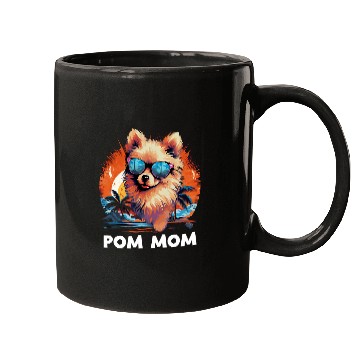 Discover Womens Pomeranian Mom Dog 1 Mugs