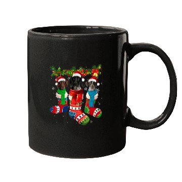 Discover Three German Shorthaired Pointers In Christmas Socks Mugs
