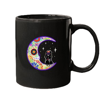 Discover Skeleton Skulls Maltese Dia de Los Muertos Skull Mugs