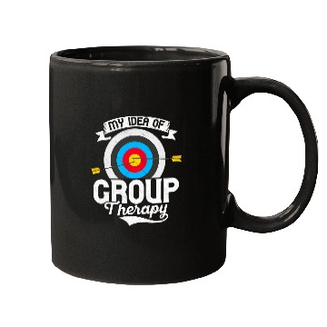 Discover My Idea Of Group Therapy Bow Arrows targets Archery Mugs