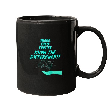 Discover Their There and Theyre English Teacher Correct Grammar Mugs