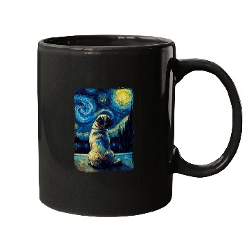 Discover Pug Starry Night 1 Mugs