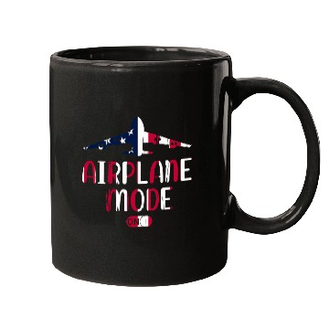 Discover Airport Pilot Passenger Plane Airplane Mode On Mugs