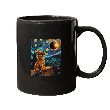 Discover Total Solar Eclipse Norfolk Terrier Dog 5 Mugs