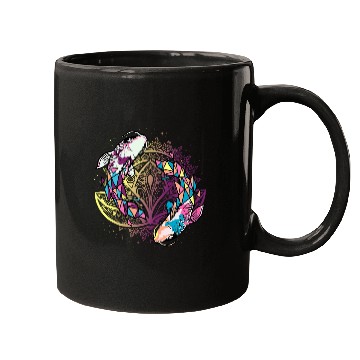 Discover Mandala Geometric Lotus Leaf Koi Japanese Art Mugs