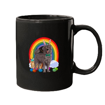Discover Newfoundland Dog Easter Eggs Bunny Mugs