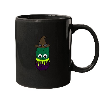 Discover Witchy Cactus In Cauldron Pot Mugs