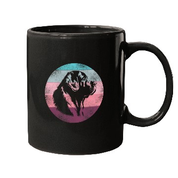 Discover Retro vintages Design Saint Bernard Dog 1 Mugs