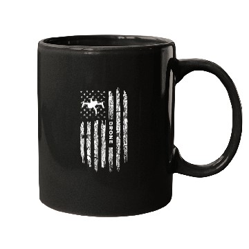 Discover American Flag Drone Clothing Drone Pilot vintages Drone Mugs