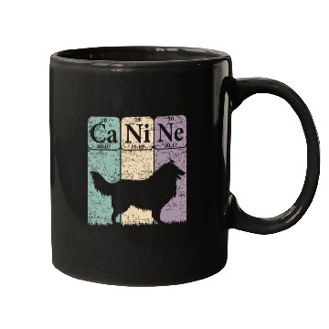 Discover Rough Collie Periodic Table Elements Rough Collie Dog Lover 7 Mugs