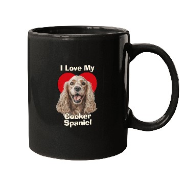 Discover I Love My Cocker Spaniel Puppy Dog Mugs