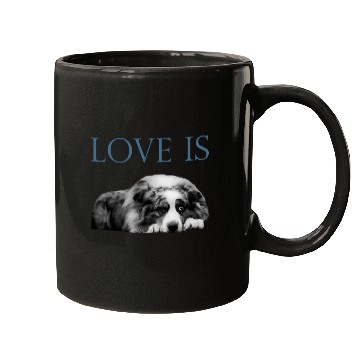 Discover Love Is Aussi Australian Shepherd Mugs