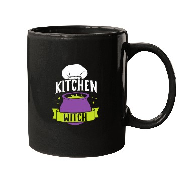 Discover Kitchen Witch 2Culinary Cuisine Cooking Kitchen Chef Mugs