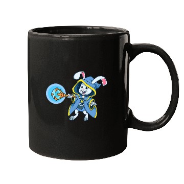 Discover Wizard rabbit Mugs
