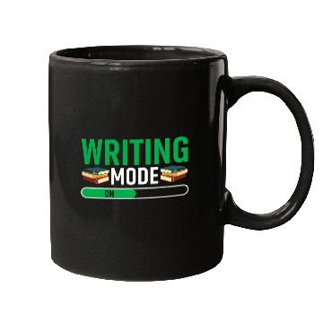 Discover Writing Mode On Book Author Writer 1 Mugs