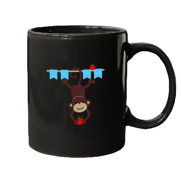 Discover Monkey going back to school 2 Mugs