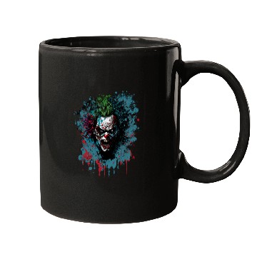 Discover Spooky Clown Zombie Mugs