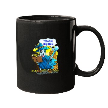 Discover Wizard Dog Blue Heeler Wand Magic Spell Casting Fantasy Mage Mugs