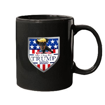 Discover My German Pinscher For Trump Mugs