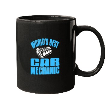 Discover Worlds bests Car Mechanic Retro Funny Mechanic Present Mugs