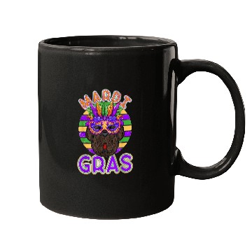 Discover Newfoundland Dog Mardi Gras Mugs