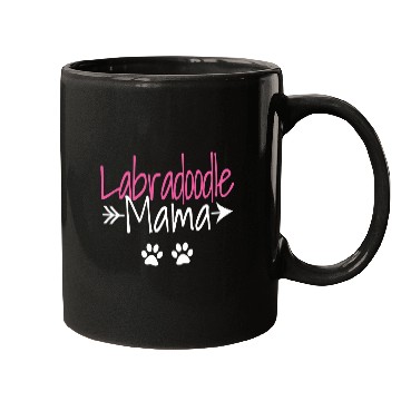 Discover Womens Labradoodle Mama Funny Doodle Mom Mugs