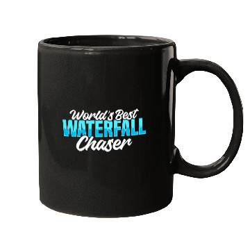 Discover Waterfall Chasing Mountain Hiking Hiker Waterfall Lover Mugs