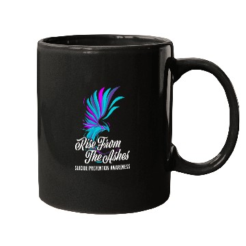 Discover Rise From Phoenix The Ashes suicides Prevention Awareness Mugs
